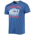 thumbnail image 2 of Men's Homage Heathered Royal Chicago Cubs Wrigley Field Tri-Blend T-Shirt, 2 of 3