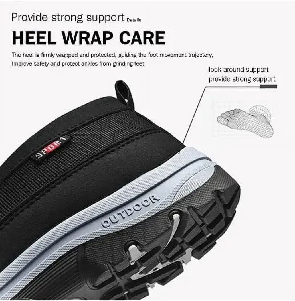 CNA.TROP Men's Slip on Casual Shoes Lightweight Breathable Anti-Slip Walking Shoes, Outdoor Hiking Shoes