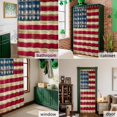 thumbnail image 6 of Shower Curtain, Independence Day Stars And Stripes Waterproof Shower Curtain Set with Hooks for Bathroom Showers,Stalls and Bathtubs,36x72In Retro USA Flag Star, 6 of 9