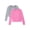 Ash Rose/Heather Feeder Stripe, variant on Girl's Active Long Sleeve Seamless Tee, Sizes 4-18