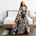 thumbnail image 5 of Ryan Reynolds Collage Blanket Ultra-Soft Micro Fleece Blanket Warm Cozy Plush Bed Blanket Lightweight Sofa Throw Blanket, Black, 50''x40'', 5 of 7