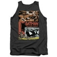 thumbnail image 1 of Batman Old Movie Poster Adult Tank Top Charcoal, 1 of 1