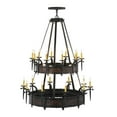 thumbnail image 4 of Meyda Tiffany 154400 Costello 20 Light 48" Wide Taper Candle Style Chandelier - Copper, 4 of 6