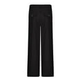 thumbnail image 3 of Casual Pants for Women Women's Versatile Micro Flared Pants Casual Slim Fit And Drape Feeling Suit Large for Women Womens Travel Pant Trouser with Pocket Leather Womens Fashion Clothes Pursuit Black L, 3 of 8