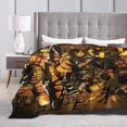 thumbnail image 4 of Bendy And The Ink Machine Blanket, Horror Game Throw Blanket For Bed Sofa Couch, Super Soft Flannel Blanket For Bedroom Livingroom, 80"X60", 4 of 9
