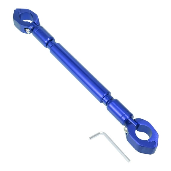 1Set Universal Adjustable Motorcycle Balance Bar Crossbar 22mm Aluminum Alloy Blue Handlebar Motorbike Accessories