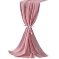 thumbnail image 2 of Ganfancp Bandera de Mesa Europea de Gasa Nueva Bandera de Mesa de Color Sólido Decoración de Mesa de Banquete de Boda de Hotel Bandera de Mesa de Boda Liquidación 1* Bandera de Mesa, 2 of 2