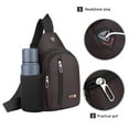 thumbnail image 5 of JingChun Sling Bag for Men Chest Bag with USB Charging Port Crossbody Shoulder Bag for Hiking, 5 of 7