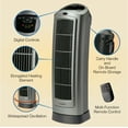 Lasko 1500W Oscillating Ceramic Electric Tower Space Heater with Remote