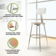 thumbnail image 2 of STOOL STEEL ADJUSTABLE HEIGHT W/BACKREST 19-27H, 2 of 11