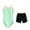 Mint Green, variant on 2-piece Gymnastics Leotards for Girls, Toddler Kids Dance Outfits, Summer Girls' Camisole Jumpsuit Children's Practice Clothes Body Shape 7-8 Years