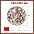 thumbnail image 2 of Fotbe Sea Shells Pattern Christmas Tree Skirt, Tree Skirts Plush Christmas Decorations, Christmas Tree Skirts Xmas Decorations Holiday Party Decor-30", 2 of 6