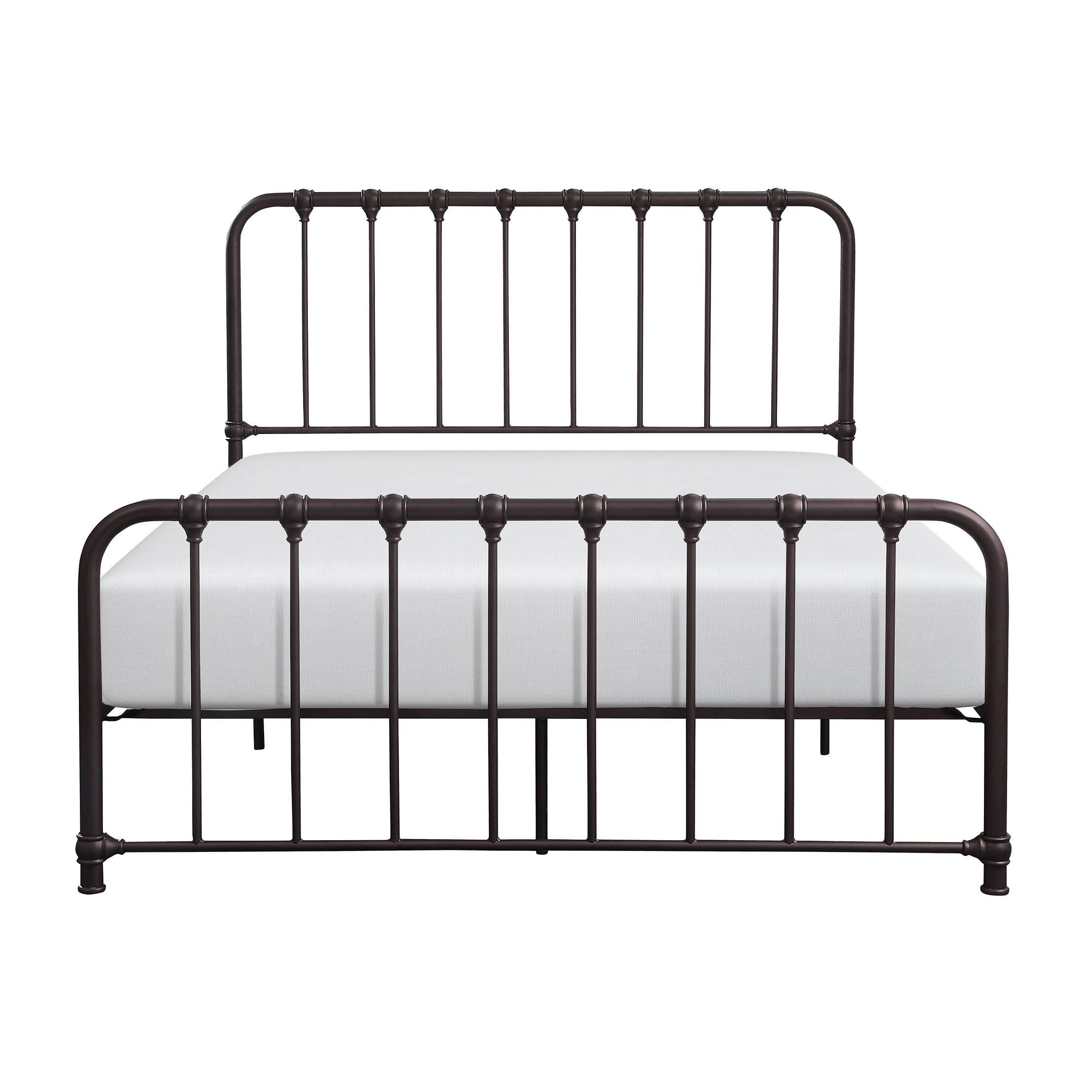OakvillePark Umatilla Metal Platform Bed, Full, Dark Bronze
