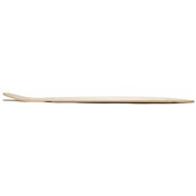 Daddies Logo Kicktail Longboard Deck - White