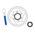thumbnail image 3 of S SERENABLE Bike Center Lock Brake Disc Rotor Accessories Stainless Steel Aluminum Alloy Diameter 140mm, 3 of 9