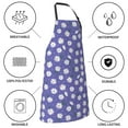 thumbnail image 5 of Goofa Daisies Flowers Printed Waterproof Apron 33" Chef Aprons for Men Heavy Duty Chemical Work Apron Adjustable Bib Apron, 5 of 9