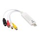 thumbnail image 1 of Bearachild Convertidor de tarjeta de captura de video USB portátil duradero Adaptador de PC TV Audio DVD DVR Convertidor de audio y video Sistemas de cine en casa, 1 of 4