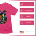thumbnail image 4 of Tee Hunt My Schnauzer Colors My World Youth T-Shirt Dean Russo Pet Dog Mom Kids, Pink, Small, 4 of 5