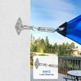 thumbnail image 5 of Awning Attachment Set, M5 Heavy Duty Sun Shade Sail Stainless Steel Hardware Kit for Rectangular/Triangles and Square, Suitable for Garden/Outdoor/Patio Lawn Sunshade Hooks, 5 of 5