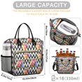 thumbnail image 5 of Pioneer Flower Floral Print Pattern Womens Lunch Box for Work,Insulated Large Lunch Bag for Tween and Teen,Loncheras Para Mujer,Leakproof Adult Lunch Bag for Work,Beach,Travel,Picnic,Camping, 5 of 7