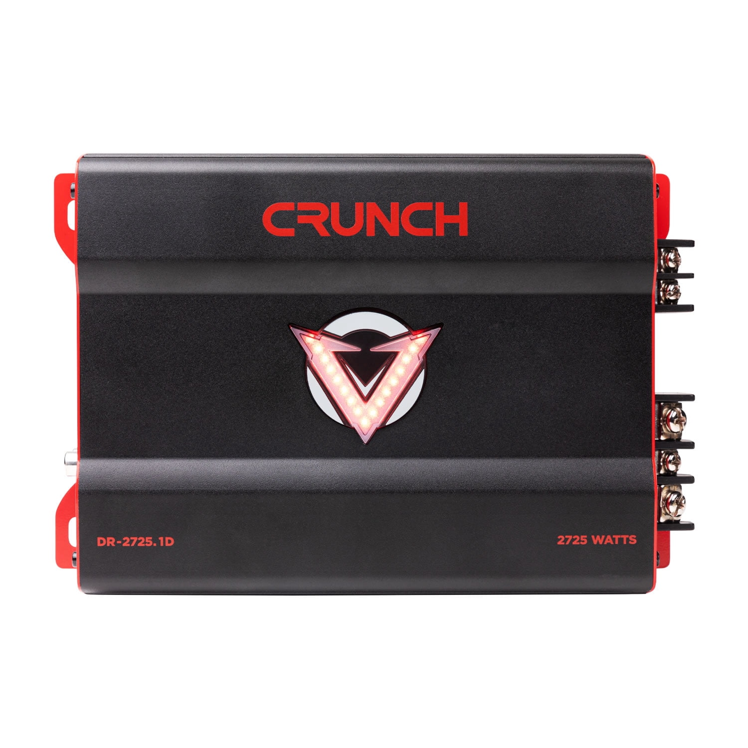 Crunch 2725W Mono block Subwoofer Car Audio Amp with Adjustable Crossovers, Bass Knob