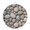 Gray, variant on Welcome Sign for Front Door,Pebble Stone Round Metal Welcome Front Porch Decoration,Modern Minimalist Nature Art Aesthetics Wall Hanging Sign for Living Room Kitchen Hallway Housewarming Gift 6''