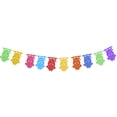 thumbnail image 2 of Papel picado Graduacion | Guirnaldas | enramado | 5 tiras de 5 metros | diseño de buho graduado con colores vibrantes | decoración de papel picado (Plastico), 2 of 4