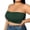 Dark Green, variant on Women’s Plus Size Strapless Non‑Slip Bandeau Bra – Seamless, Front Closure, Large Bust Support Black XXXXXL
