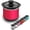 ROSE RED, variant on Mini Slow Cooker, 0.65 Qt Capacity small slow cooker, Ceramic Pot, Nutrient Loss Reduction, For Sauces, Stews & Dips, Round (stainless s)