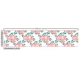 thumbnail image 3 of Ambesonne Floral Fabric by the Yard Upholstery, Pastel Spring Peonies Art, 1 Yard, Coral Teal, 3 of 5