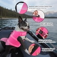 thumbnail image 4 of Chaleco salvavidas Dogcheer Cute Shark para nadar, color rosa, 4 of 6