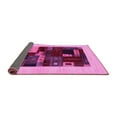thumbnail image 2 of Ahgly Company Indoor Square Abstract Pink Contemporary Area Rugs, 7' Square, 2 of 4