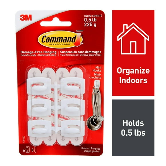 Command™ Mini Hooks 17006C