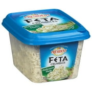 President Feta Crumbled with Mediterranean Herbs, 6.0 OZ