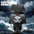thumbnail image 6 of Pirate Ship Building Set with Lights, MOC Black Pearl Building Blocks for Adults, Big Boat Building Toys Compatible with Lego, Collectible for Home Deco(2288Pcs), 6 of 8