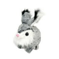 thumbnail image 4 of Siruishop Plush Bunny Toy Rabbit Interactive Electronic Pet for Preschool Party Favors Dark Gray, 4 of 8
