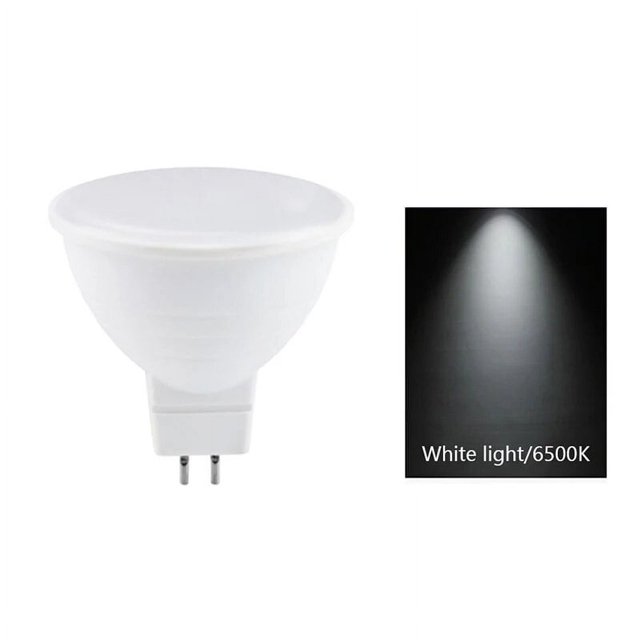 Foco de luz LED para decoración del hogar, lámpara de 3W, 220V, MR16, GU5.3, 3000k/6000k, 1/2/4/6/8/10 piezas