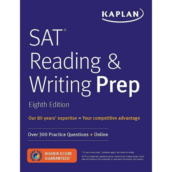 Kaplan Test Prep: SAT Reading & Writing Prep : Over 300 Practice Questions   Online (Paperback)