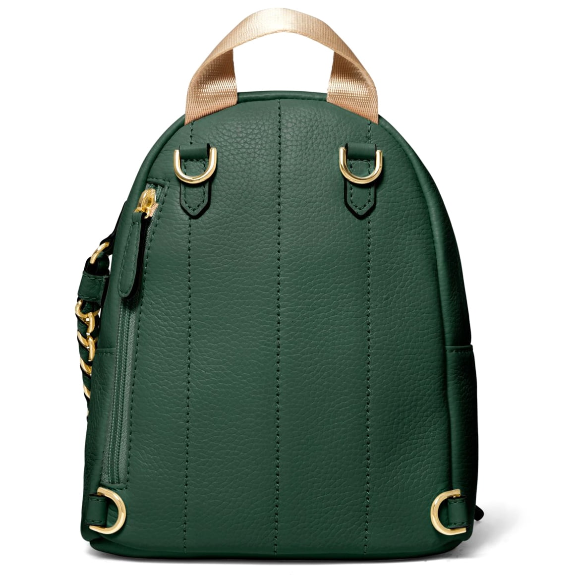Real Michael Kors Green mini Backpack with Gold Logo and Structured Design Michael Kors | Bags | Real Michael Kors Green Mini Backpack  main image 4