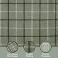 thumbnail image 2 of Cortina Madison Park Anaheim Cabin Plaid, 130 x 213 cm, color verde, 2 of 7