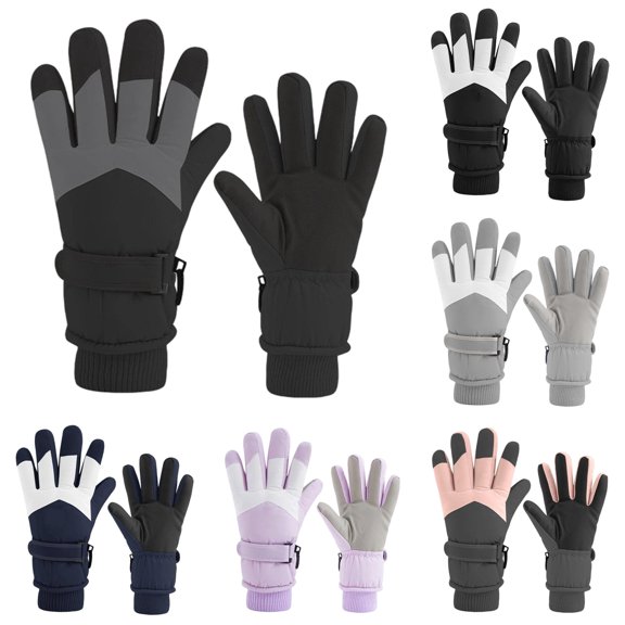 Daznico Winter Gloves, Winter Thermal Ski for Touchscreen Motorcycle Riding Sports Insulated Cold Weather