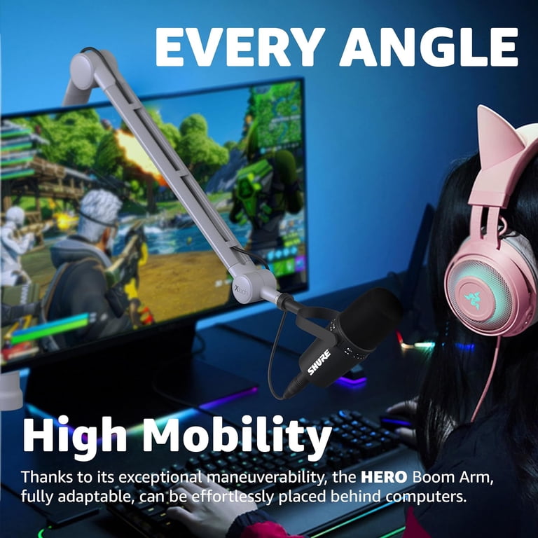 IXTECH Boom Arm - Adjustable 360° Rotatable Microphone Sturdy
