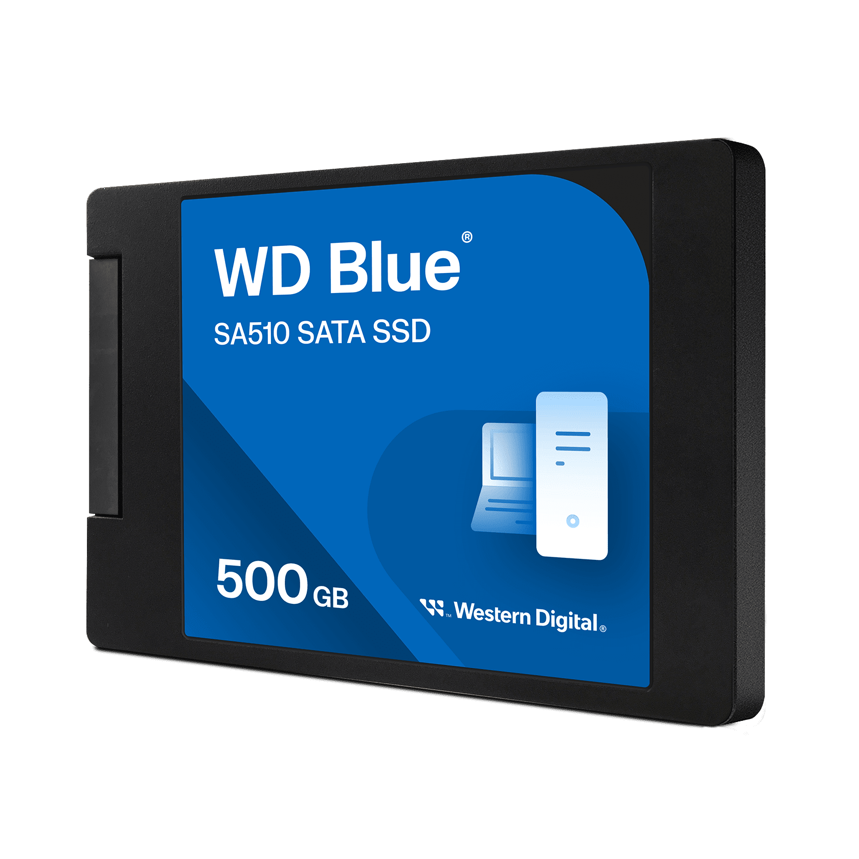 1TB WD Blue SA510 SATA SSD, 2.5 Inch Cased Solid State Hard Disk