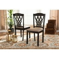 thumbnail image 5 of Baxton Studio Delilah Modern and Contemporary Sand Fabric Upholstered and Dark Brown Finished Wood 2-Piece Dining Chair, 5 of 7