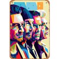 thumbnail image 1 of Placa Metal Vintage U2Band Pintura Hierro Rectangular Arte Pared Del 30x40cm, 1 of 9