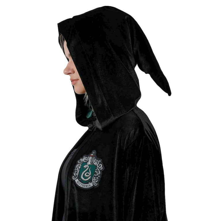 Harry Potter Unisex Adult Hogwarts Uniform Costume Robe Cloak (Hogwarts,  OSFA) Black