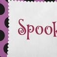 thumbnail image 2 of 16" x 16" Simply Daisy Halloween Spooky Dots Polyester Indoor/Outdoor Pillow, Orchid Qty 1, 2 of 6