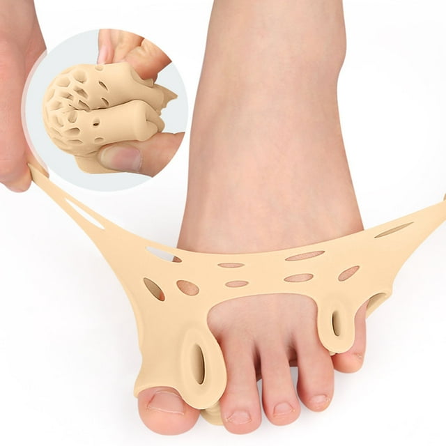 Fiudx Separadores de Dedos, Separadores de Silicona, Corrector de Hallux Valgus Ventilador, Endezador de Dedos Fino E Invisible, Yoga de Yoga y Gimnasio, Austeridad de Hombres y Mujeres, Diseño Reuti