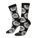 thumbnail image 1 of Balery White Sunflowers Calcetas Largas con Estampado para Hombre y Mujer – Suaves y Transpirables, Talla Única (US 5-11), 1 of 6