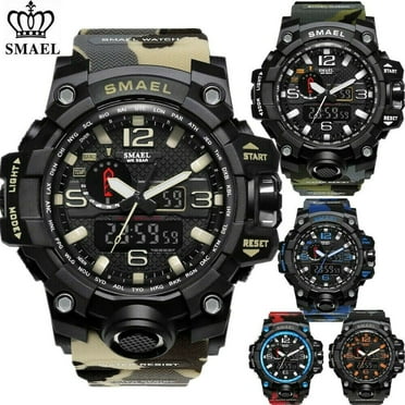 Men's Digital Sports Watch, Large Face Waterproof Wrist Watches 
